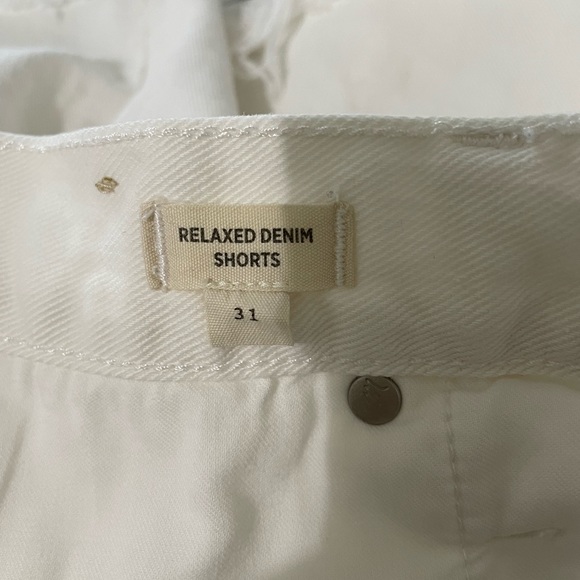 MADEWELL Relaxed Denim Short in Tile White 31 - Picture 8 of 12